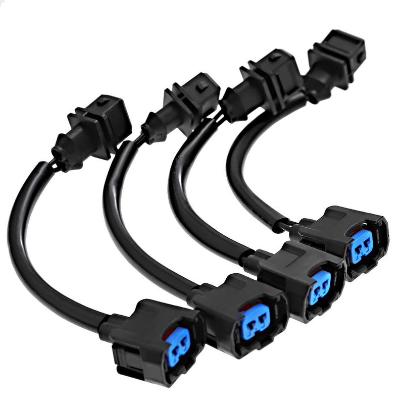 Anxingo محول موصل حقن الوقود OBD1 إلى OBD2 بديل حزام توصيل لسيارات هوندا أكورد سيفيك CRX أوديسي بريلود أكورا إنتغرا NSX فيغور موصل B-D (4 قطع) - Image 1